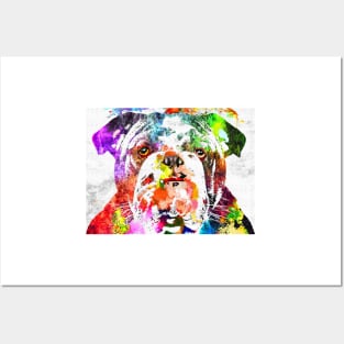 Bulldog Grunge Posters and Art